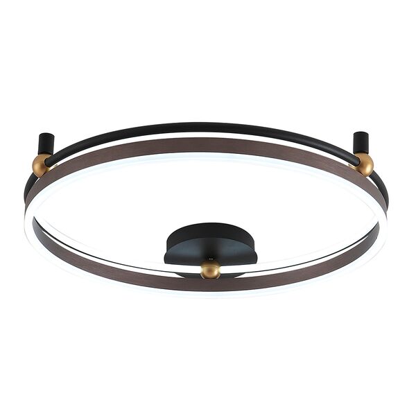 ((Светильник потолочный FERNANDO PL72W LED COFFEE/BLACK