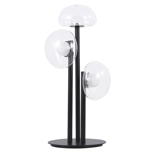 ((Настольная лампа BOSQUE LG3 BLACK/TRANSPARENT