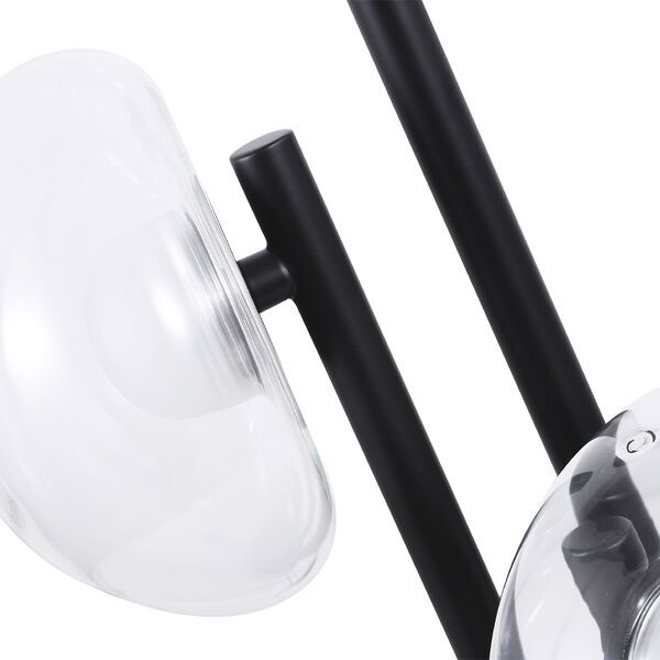 ((Настольная лампа BOSQUE LG3 BLACK/TRANSPARENT