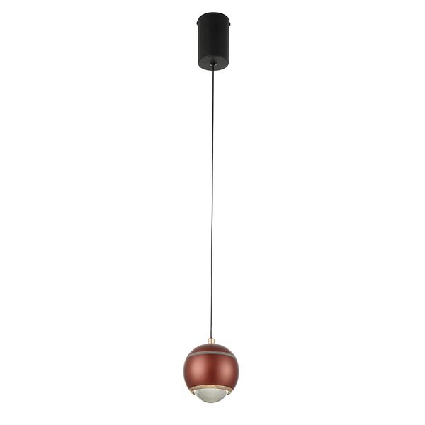 ((Светильник подвесной CARO SP LED RED