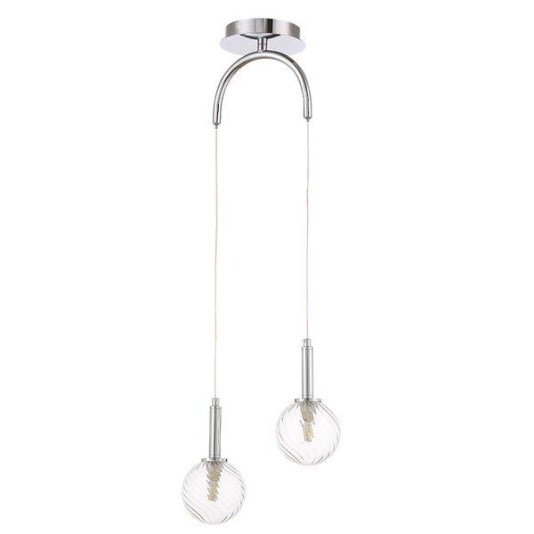((Светильник подвесной LUXURY SP2 CHROME