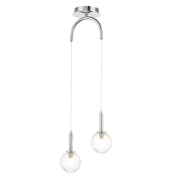 ((Светильник подвесной LUXURY SP2 CHROME