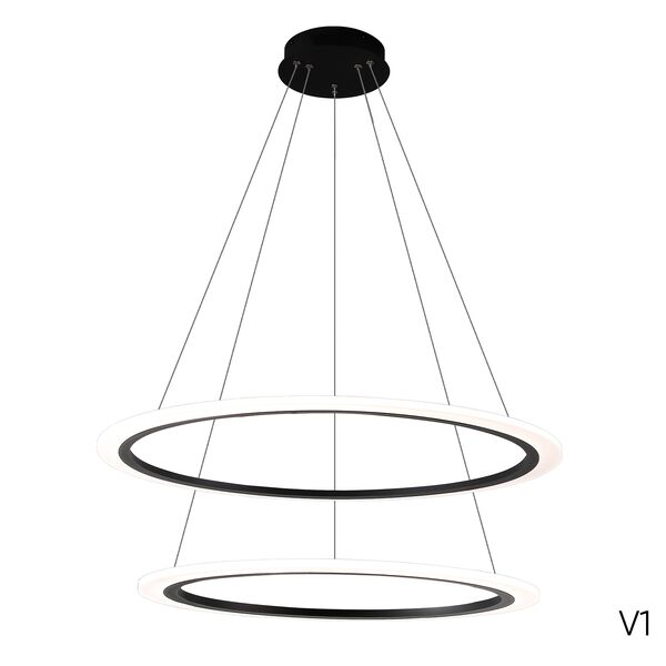 ((Люстра MANZANA SP53W LED  BLACK