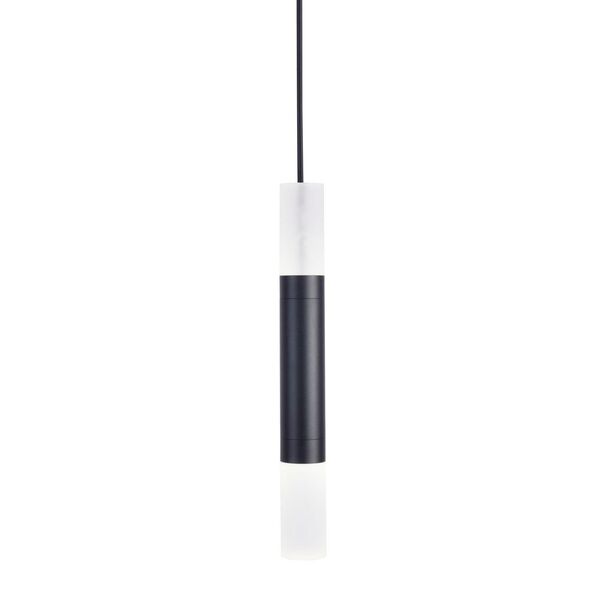 ((подвес Doppelt LED*7W, 200LM, 4000K, included каркас черного цвета, цельно-акриловые плафоны белог