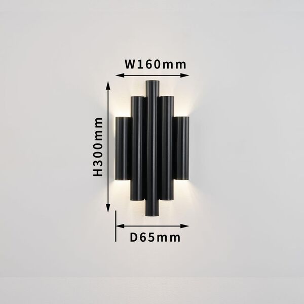 ((настенный светильник Tubulis 2*LED*9W, 1700LM, 4000K, included настенный светильник в форме металл