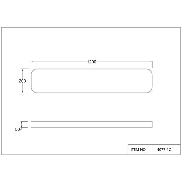 Piano потолочный светильник L1200*W200*H50