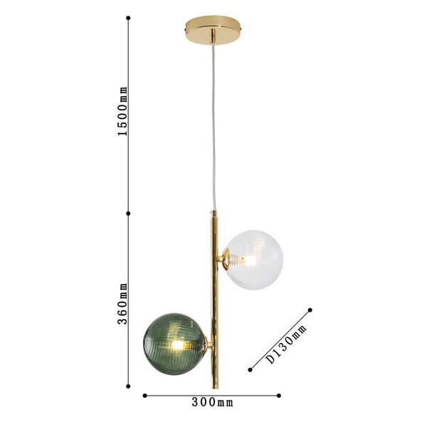 Infilato подвесная люстра L300*W130*H360/1860