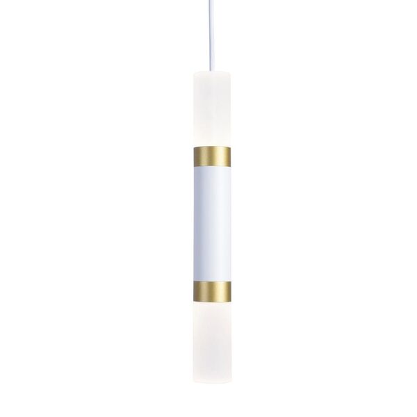 ((подвес Doppelt LED*7W, 300LM, 4000K, included каркас белого цвета, цельно-акриловые плафоны белого