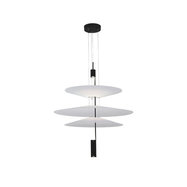 ((08403-50+68+50,19(01) Подвес Гида черный d50+68+50 h200 Led 3*3W (4000K)