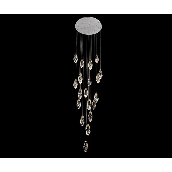 ((07862-19A,33 Подвес Джина золото d60 h300 Led 57W (3000K)