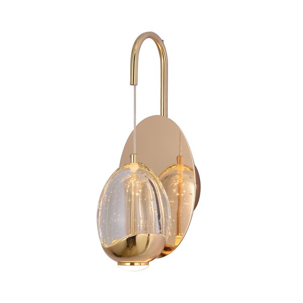 ((07866,33 Бра Берти золото w12*12 h32 Led 6W (3000K)