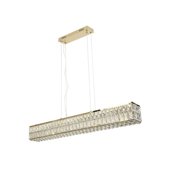 ((07674-100AS,33 Подвес Мирта золото w100*18 h132 Led 40W (4000K)