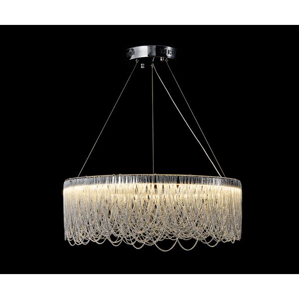 ((07671-60,02 Люстра Рикси хром d60 h142 Led 48W (3000K-6000K)