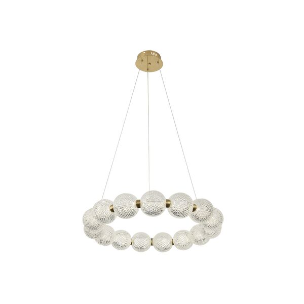 ((07629-15,20 Подвес Клоди бронза d62 h130 Led 55W (4000K)