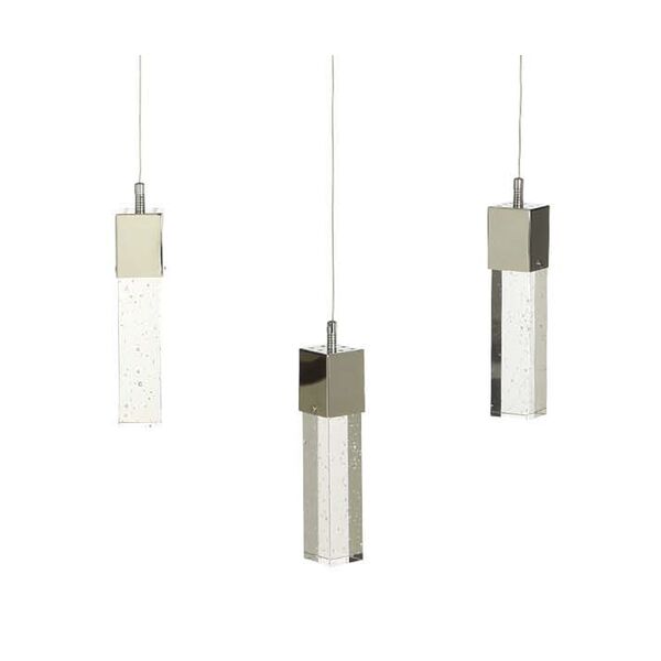 08510-3AS(4000K) Подвес Аква хром w30 h180 PowerLed 15W (4000К)