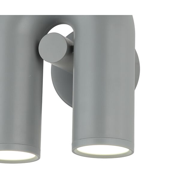 ((08465-1,16 Бра Канти серый w20*18 h24 Led 12W (3000-6000K)