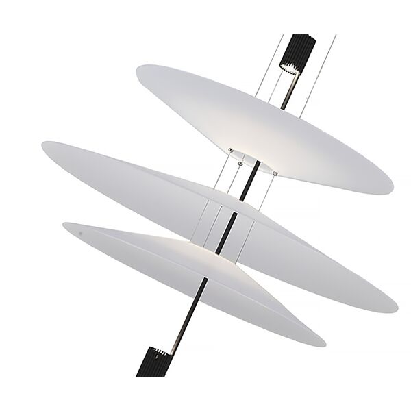 ((08403-50+68+50,19(01) Подвес Гида черный d50+68+50 h200 Led 3*3W (4000K)
