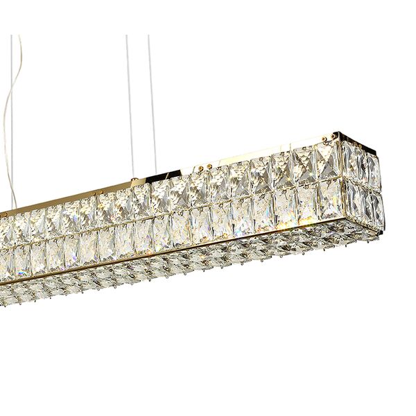 ((07674-100AS,33 Подвес Мирта золото w100*18 h132 Led 40W (4000K)