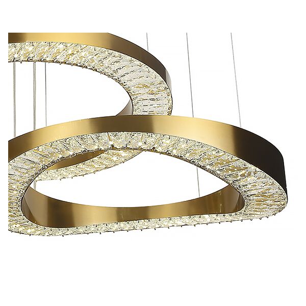 ((07676-80+60+40,20 Люстра Тауна бронза d80+60+40 h128 Led 140W (4000K)