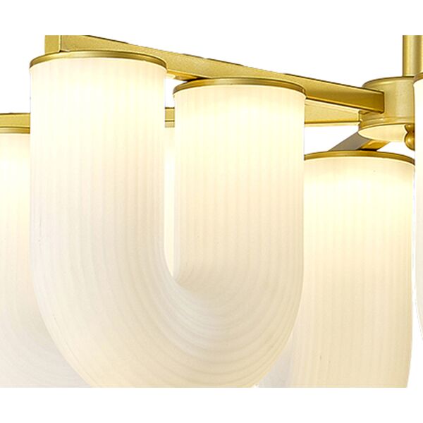 ((07679-6,33 Люстра Нера золото d70 h70 Led 60W (3000K-6000K)