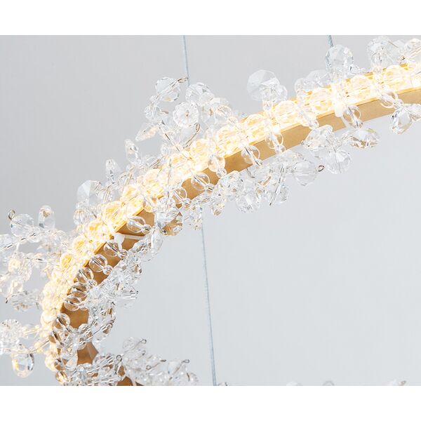 ((08244,36A(4000K) Подвес Лаура латунь d80 h150 Led 40W (4000K)
