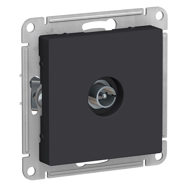 TV РОЗЕТКА коннектор 1DB, КАРБОН, ATLAS 10шт