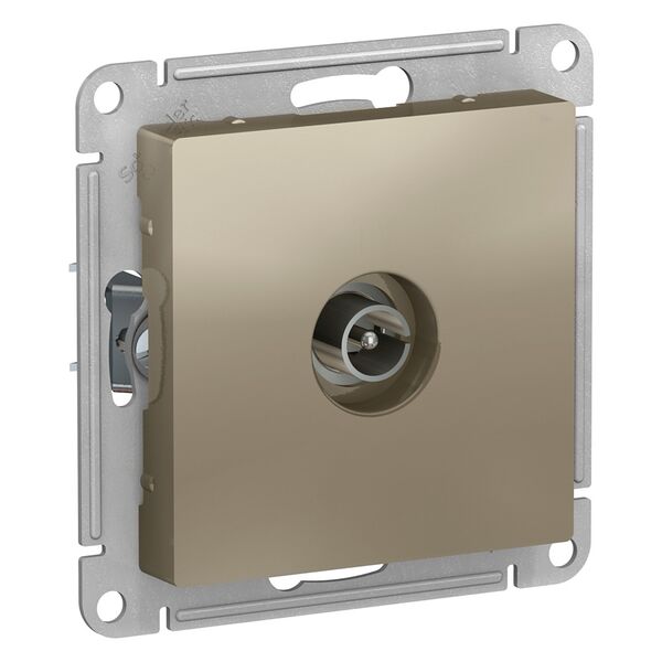 TV РОЗЕТКА коннектор 1DB, ШАМПАНЬ, ATLAS 10шт