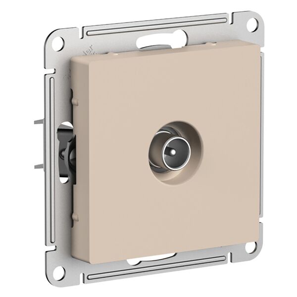 TV РОЗЕТКА коннектор 1DB, ПЕСОЧНЫЙ, ATLAS 10шт