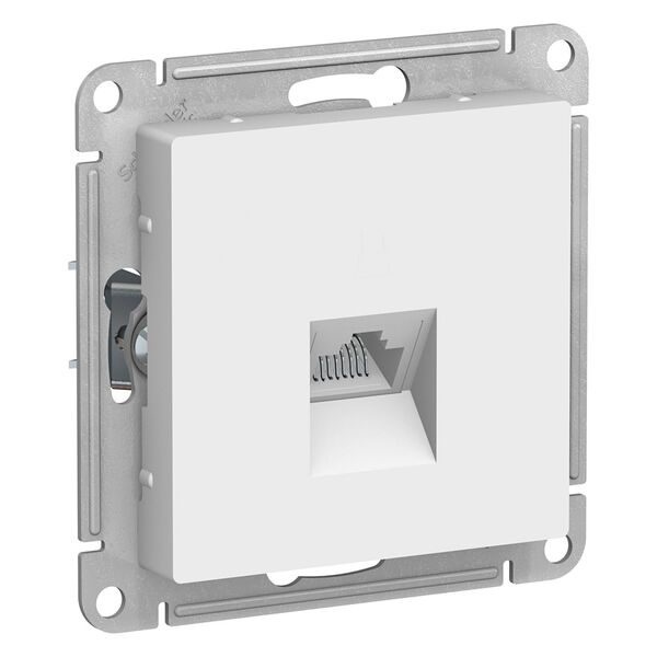 РОЗЕТКА компьютерная RJ45, БЕЛЫЙ, ATLAS 10шт