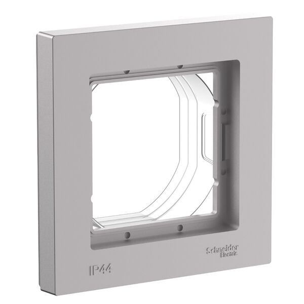 РАМКА 1-постовая IP44, АЛЮМИНИЙ, ATLAS Aqua 10шт