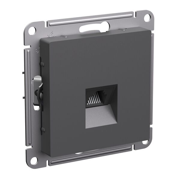 РОЗЕТКА компьютерная RJ45, БАЗАЛЬТ, ATLAS 10шт