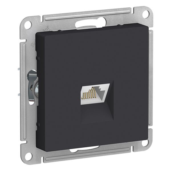 РОЗЕТКА компьютерная RJ45, КАРБОН, ATLAS 5шт