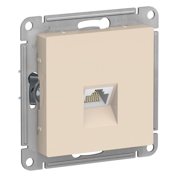 РОЗЕТКА компьютерная RJ45, БЕЖЕВЫЙ, ATLAS 10шт