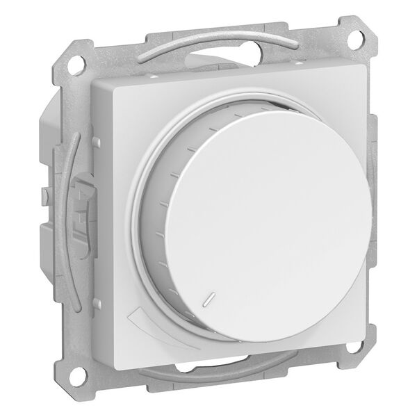 СВЕТОРЕГУЛЯТОР (диммер) повор-нажим, LED, RC, 400Вт, мех., БЕЛЫЙ