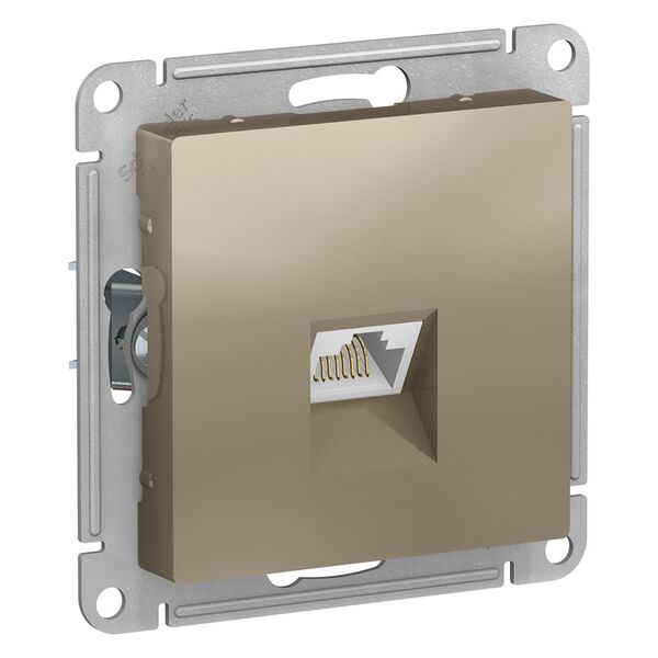 РОЗЕТКА компьютерная RJ45, ШАМПАНЬ, ATLAS 10шт
