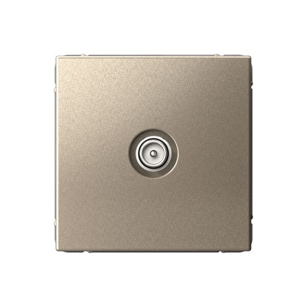 TV РОЗЕТКА оконечная 1DB, механизм, ШАМПАНЬ ARTGALLERY
