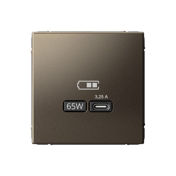 USB РОЗЕТКА тип-С 65Вт высокоскор.заряд. QC, PD, механизм, МОККО ARTGALLERY