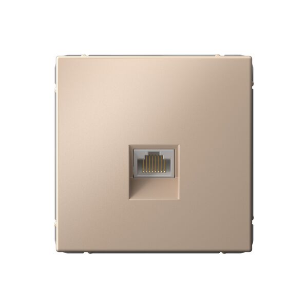 РОЗЕТКА компьютерная RJ45, кат. 6A, механизм, ПЕСОЧНЫЙ  ARTGALLERY