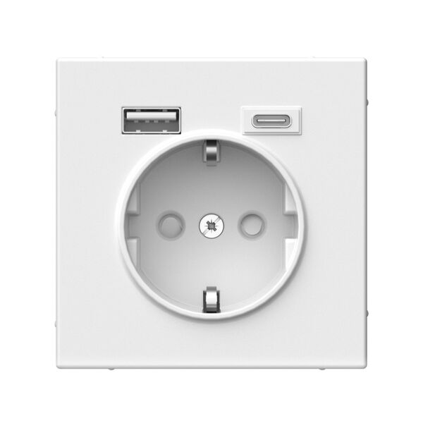 РОЗЕТКА 16А с 2 USB A+C, 5В/2,4А/3,0А, 2х5В/1,5А, механизм, ЛОТОС  ARTGALLERY