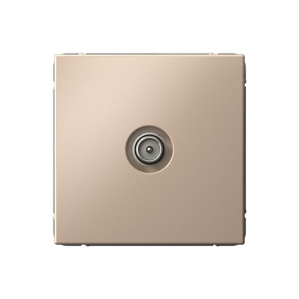 TV РОЗЕТКА оконечная 1DB, механизм, ПЕСОЧНЫЙ  ARTGALLERY