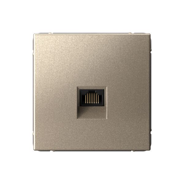 РОЗЕТКА компьютерная RJ45, кат. 6A, механизм, ШАМПАНЬ ARTGALLERY