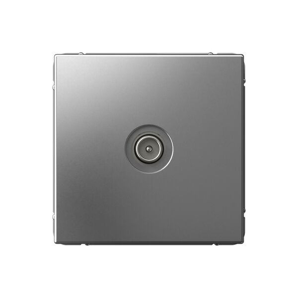 TV РОЗЕТКА проходная 4DB, механизм, СТАЛЬ ARTGALLERY