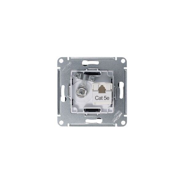 РОЗЕТКА двойная комп+ТВ, RJ45+TV, кат.5E, ГРИФЕЛЬ, ATLAS 10шт