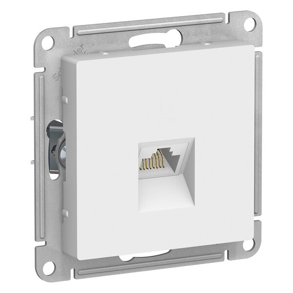 РОЗЕТКА компьютерная RJ45, БЕЛЫЙ, ATLAS 10шт