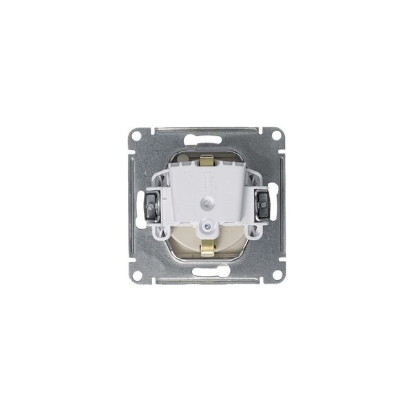 РОЗЕТКА с з/к со шторками с крышкой, 16А, IP20, АЛЮМИНИЙ, ATLAS 10шт