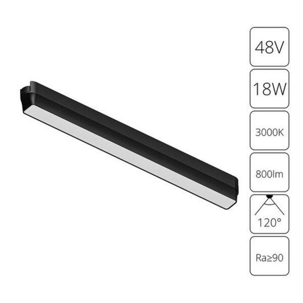 ((A1168PL-1BK СВЕТИЛЬНИК ПОТОЛОЧНЫЙ RAPID 48В 15Вт лм 3000К 90+ 120° ARTE LAMP