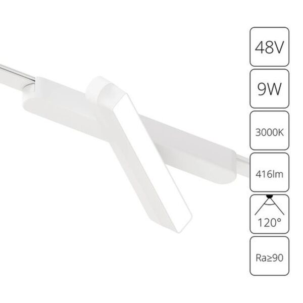 ((A1160PL-1WH СВЕТИЛЬНИК ПОТОЛОЧНЫЙ RAPID 48В 9Вт 416лм 3000К 90+ 120° ARTE LAMP