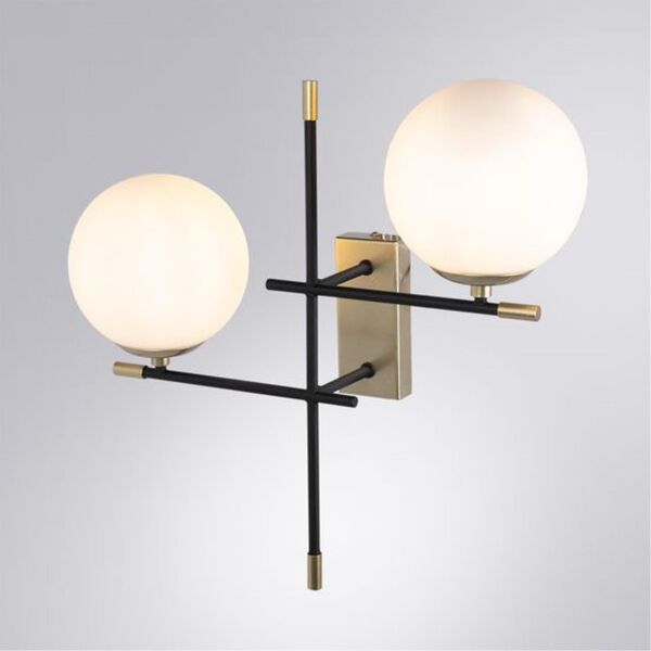 ((СВЕТИЛЬНИКИ НАСТЕННЫЕ ARKAB E14 2 40Вт <>К IP20 ARTE LAMP
