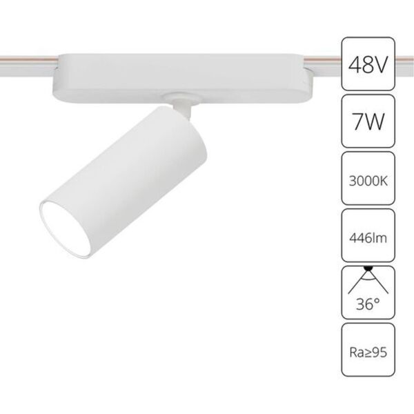 ((A1156PL-1WH СВЕТИЛЬНИК ПОТОЛОЧНЫЙ RAPID 48В 7Вт 446лм 3000К 95+ 36° ARTE LAMP