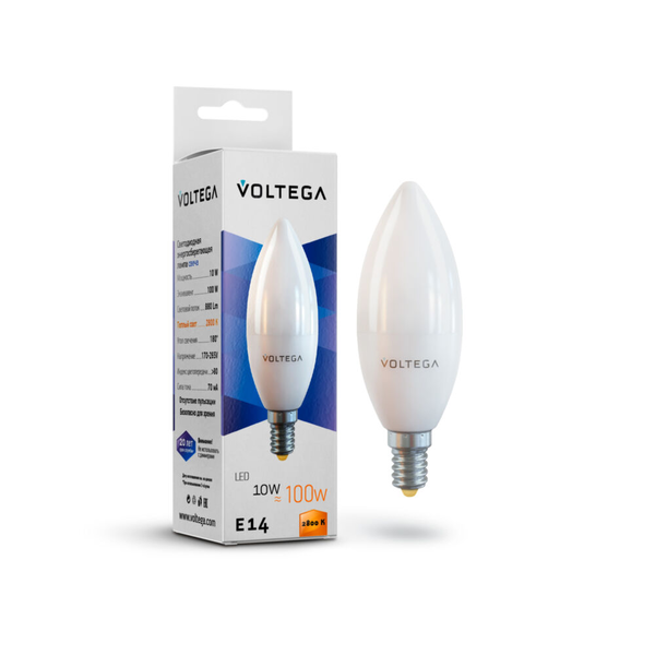 Светодиодная лампа Simple  Candle 10W 2800K E14 (7064)